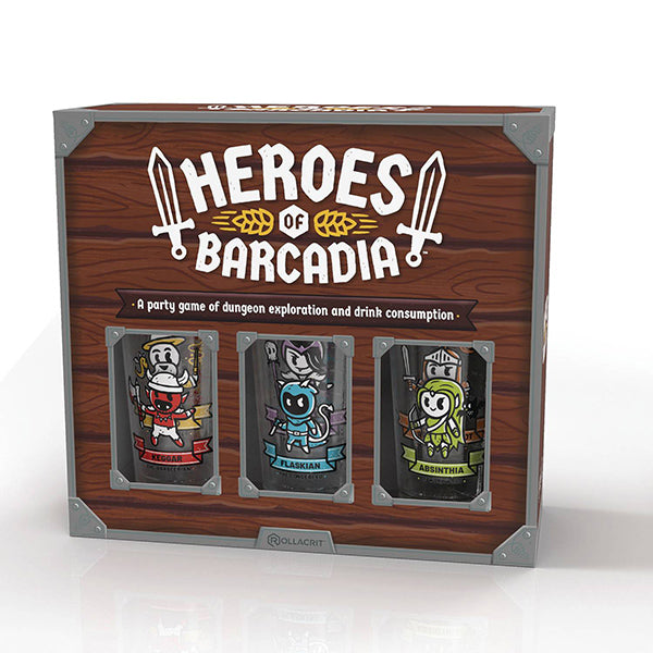 Heroes of Barcadia Base Game Glass Set