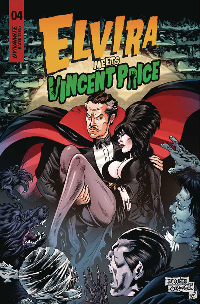 Elvira Meets Vincent Price #4 Cover A Acosta
