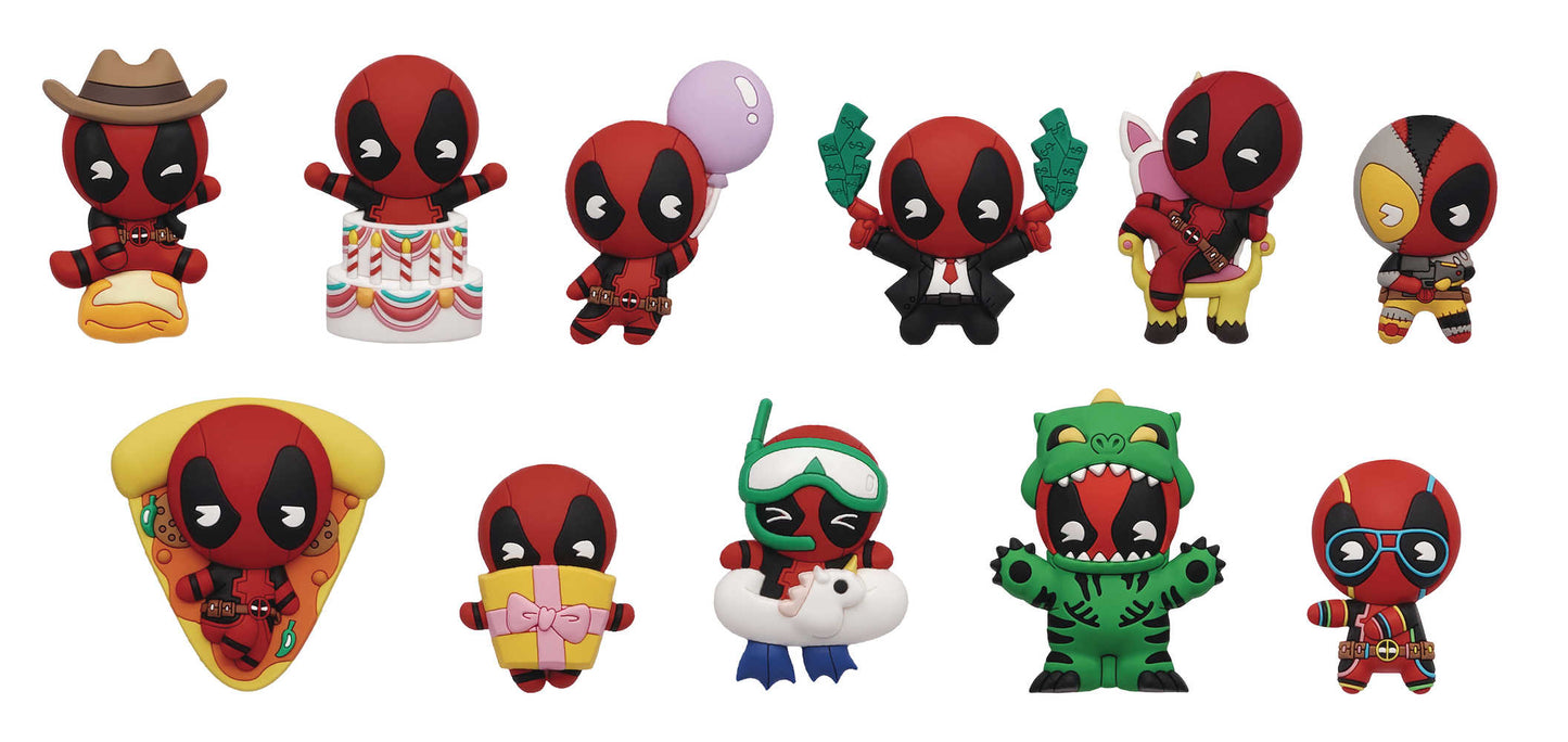 Deadpool Series 5 3D Foam Bag Clip Blind Mystery Bag