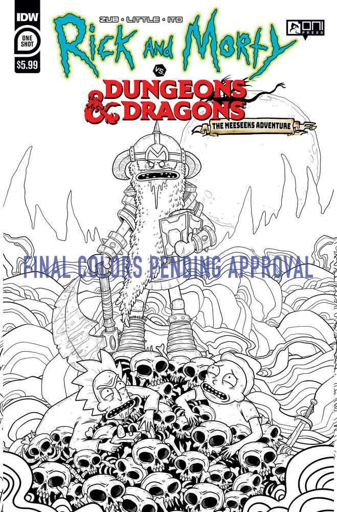 Rick & Morty vs Dungeons & Dragons Meeseeks Cover A Vasquez