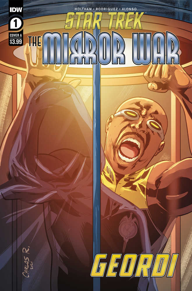 Star Trek Mirror War Captain La Forge Cover A Rodriguez