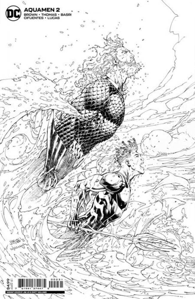 Aquamen #2 Cover C Jim Lee Card Stock Variant