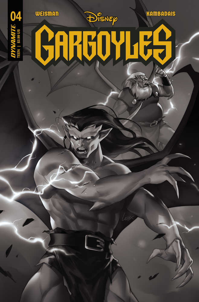Gargoyles #4 Cover Z 10 Copy Foc Variant Edition Leirix Black & White