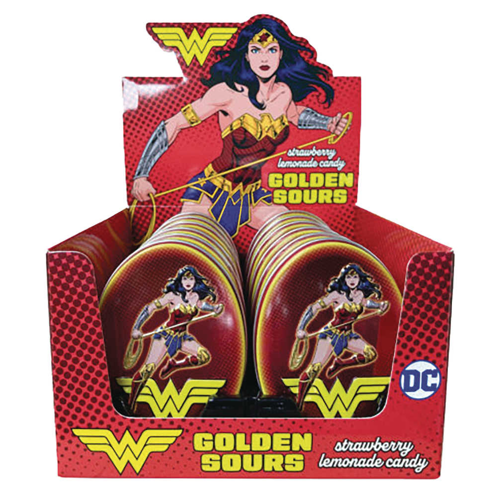DC Wonder Woman Golden Sour Candy Display