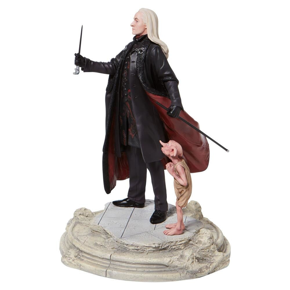 Harry Potter Lucious Malfoy With Dobby 9.5in Statue