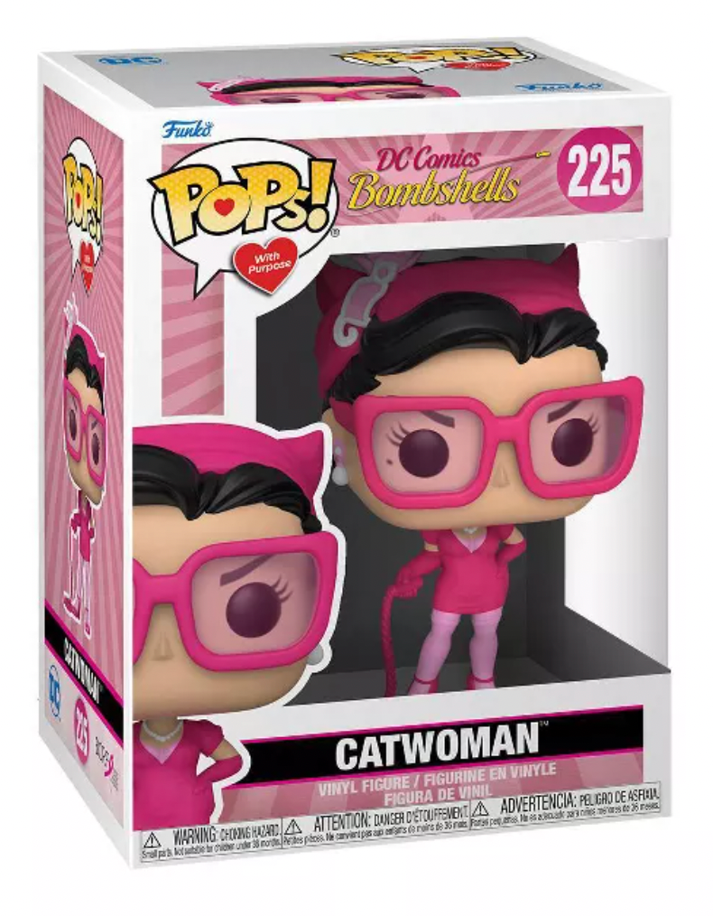 Funko POP! Heroes: Breast Cancer Awareness - Bombshell Catwoman