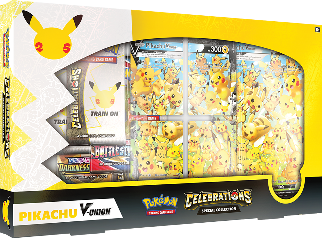 Celebrations Pikachu V-Union Special Collection