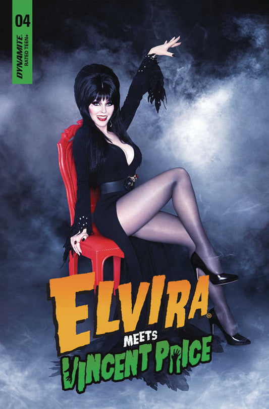Elvira Meets Vincent Price #4 Cover D Photo