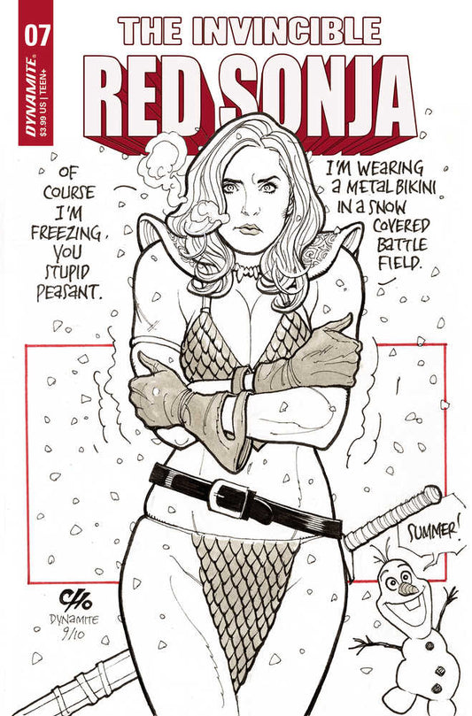 Invincible Red Sonja #7 Cover D Cho