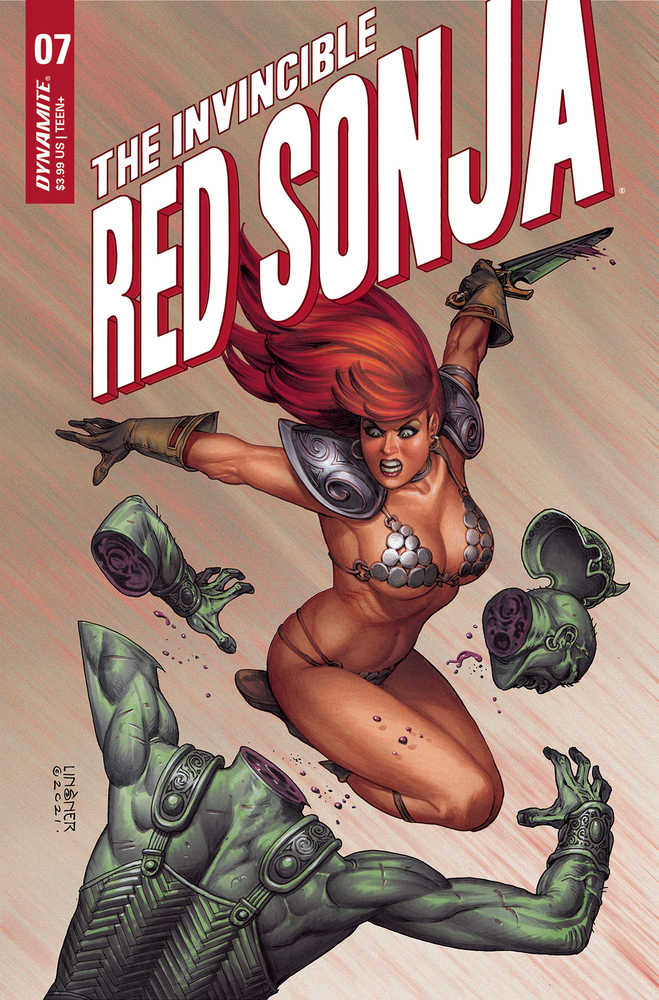 Invincible Red Sonja #7 Cover B Linsner