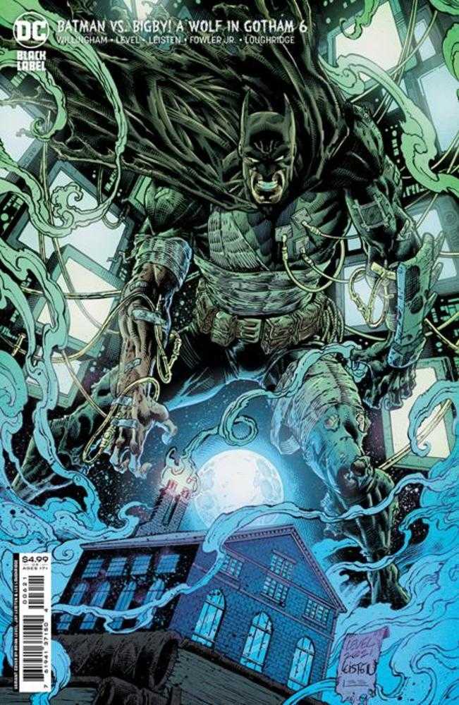 Batman vs Bigby A Wolf In Gotham #6 (Of 6) Cover B Brian Level & Jay Leisten Card Stock Variant (Mature)