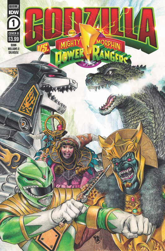 Godzilla vs Mmpr #1 (Of 5) Cover B Ej Su