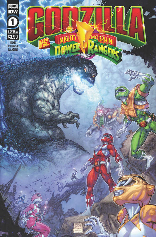 Godzilla vs Mmpr #1 (Of 5) Cover A  Freddie Williams II