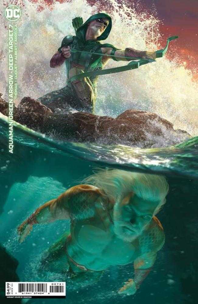 Aquaman Green Arrow Deep Target #7 (Of 7) Cover B Rahzzah Card Stock Variant