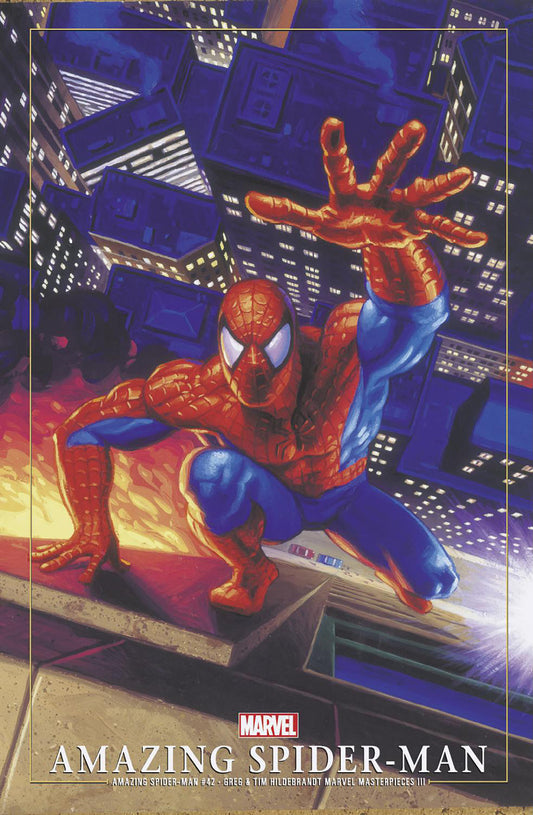 Amazing Spider-Man 42 Greg And Tim Hildebrandt Spider-Man Marvel Masterpieces III Variant [Gw]