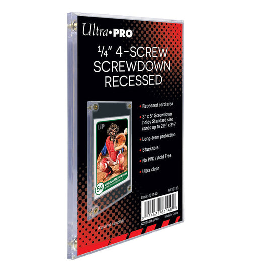 Screwdown: 1/4" Recessed