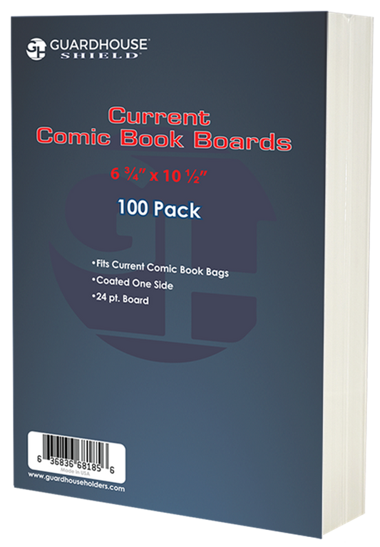 Current Size Comic Book Boards