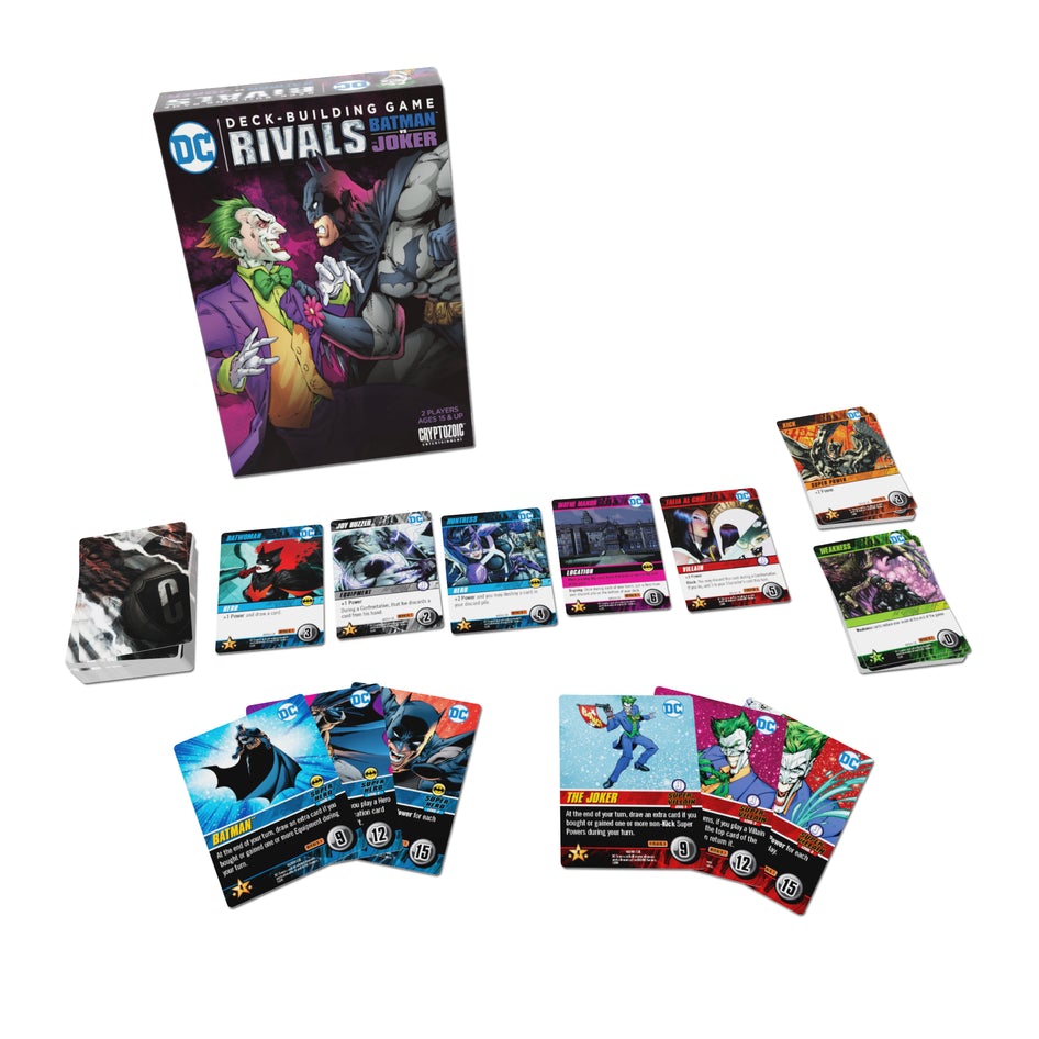 DC Comics Deck Building Game Rivals Batman vs The Joker