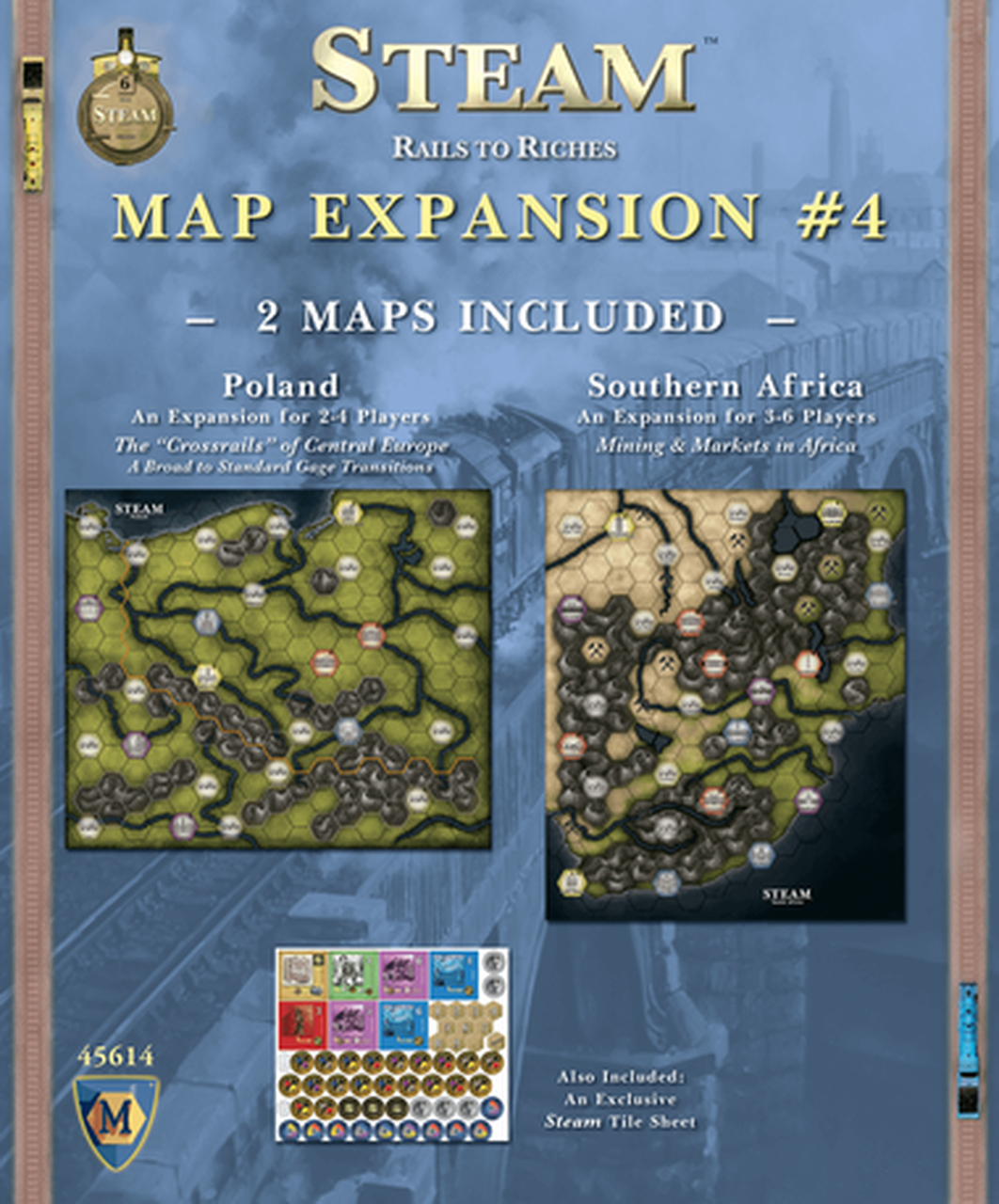 Steam Rails to Riches - Map Expansion #4 – Madness Comics