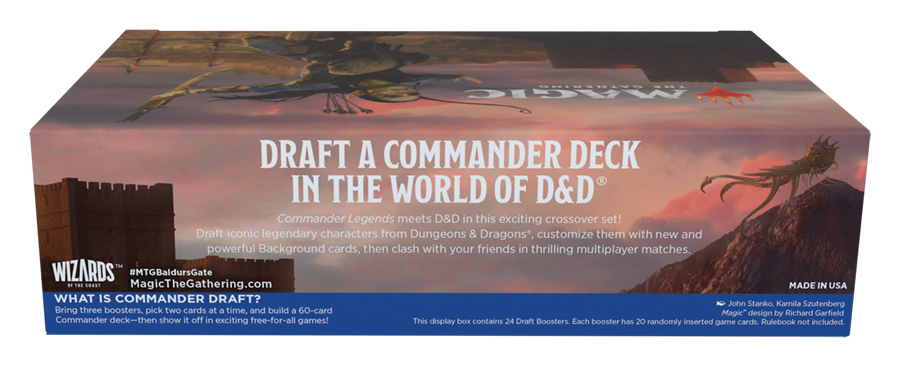 Commander Legends: Battle for Baldur's Gate - Draft Booster Case