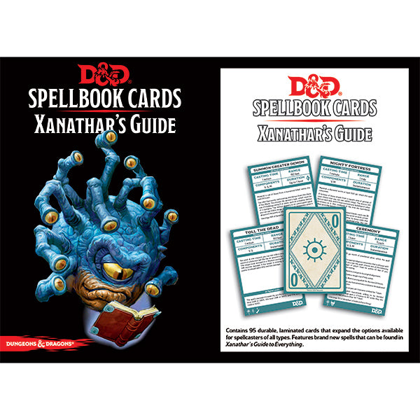 D&D 5th Edition: Spellbook Cards: Xanathar's Guide to Everything.