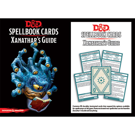 D&D 5th Edition: Spellbook Cards: Xanathar's Guide to Everything.