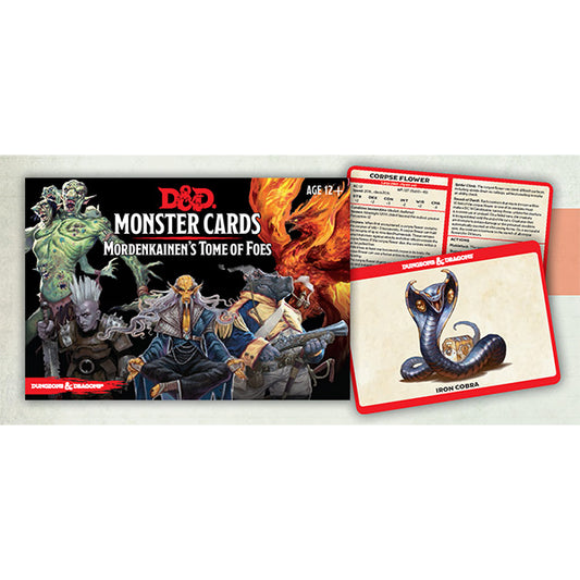 Monster Cards Mordekainen’s Tome of Foes Cards.