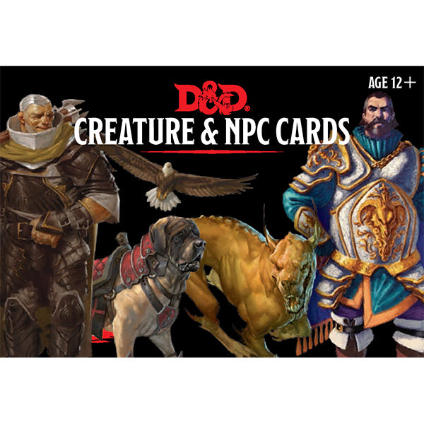 D&D 5th Edition: Monster Cards- Creature & NPC Cards.