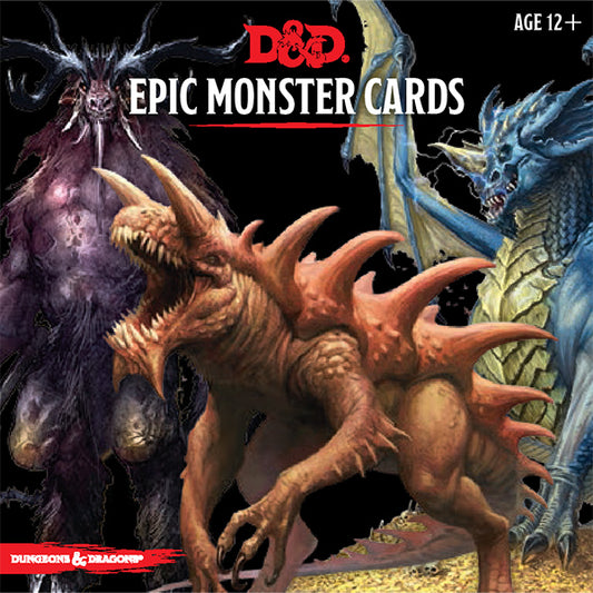 D&D 5th Edition: Monster Cards- Epic Monsters.